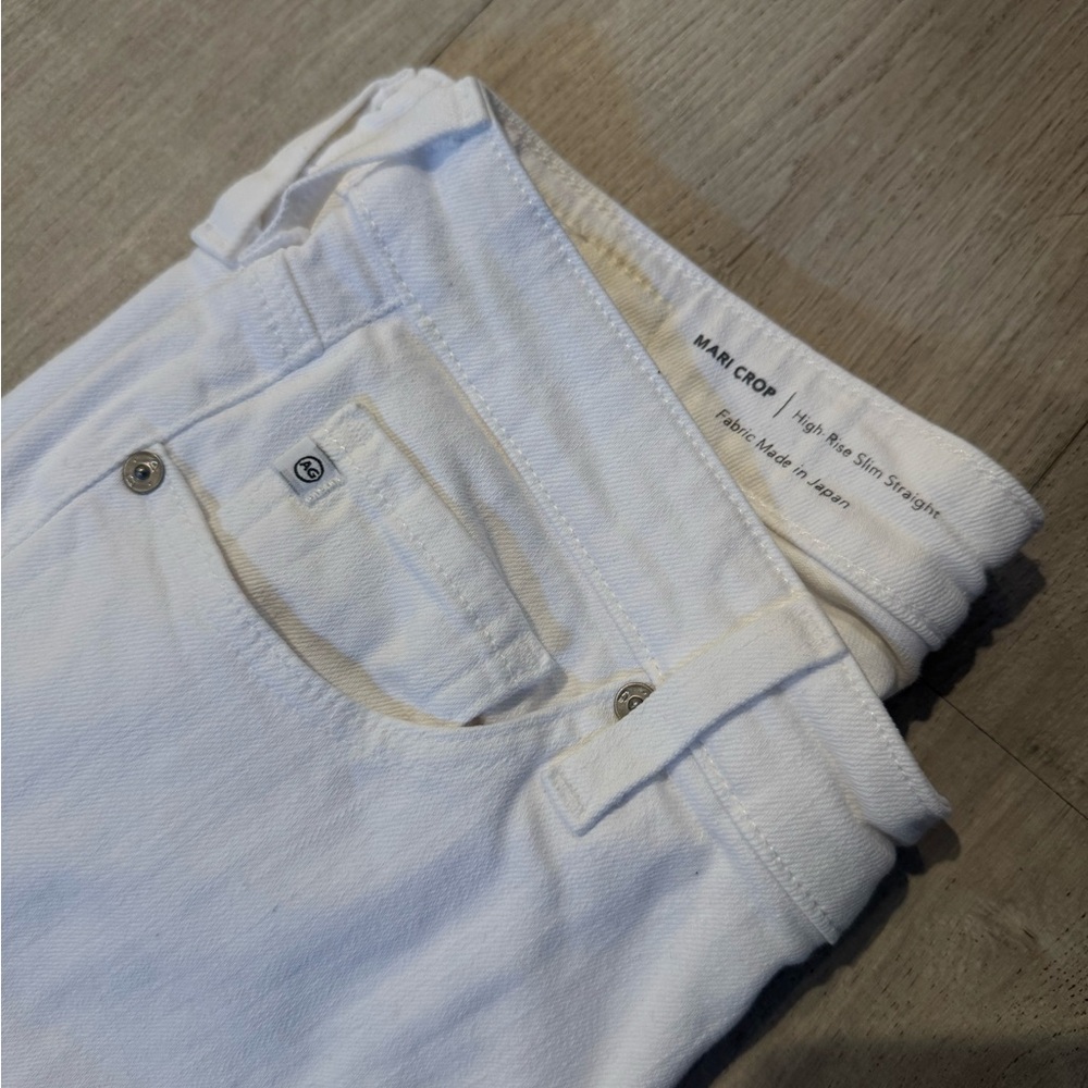 AG Adriano Goldschmied Women's Cream Skinny Jeans - Picture 3 of 5